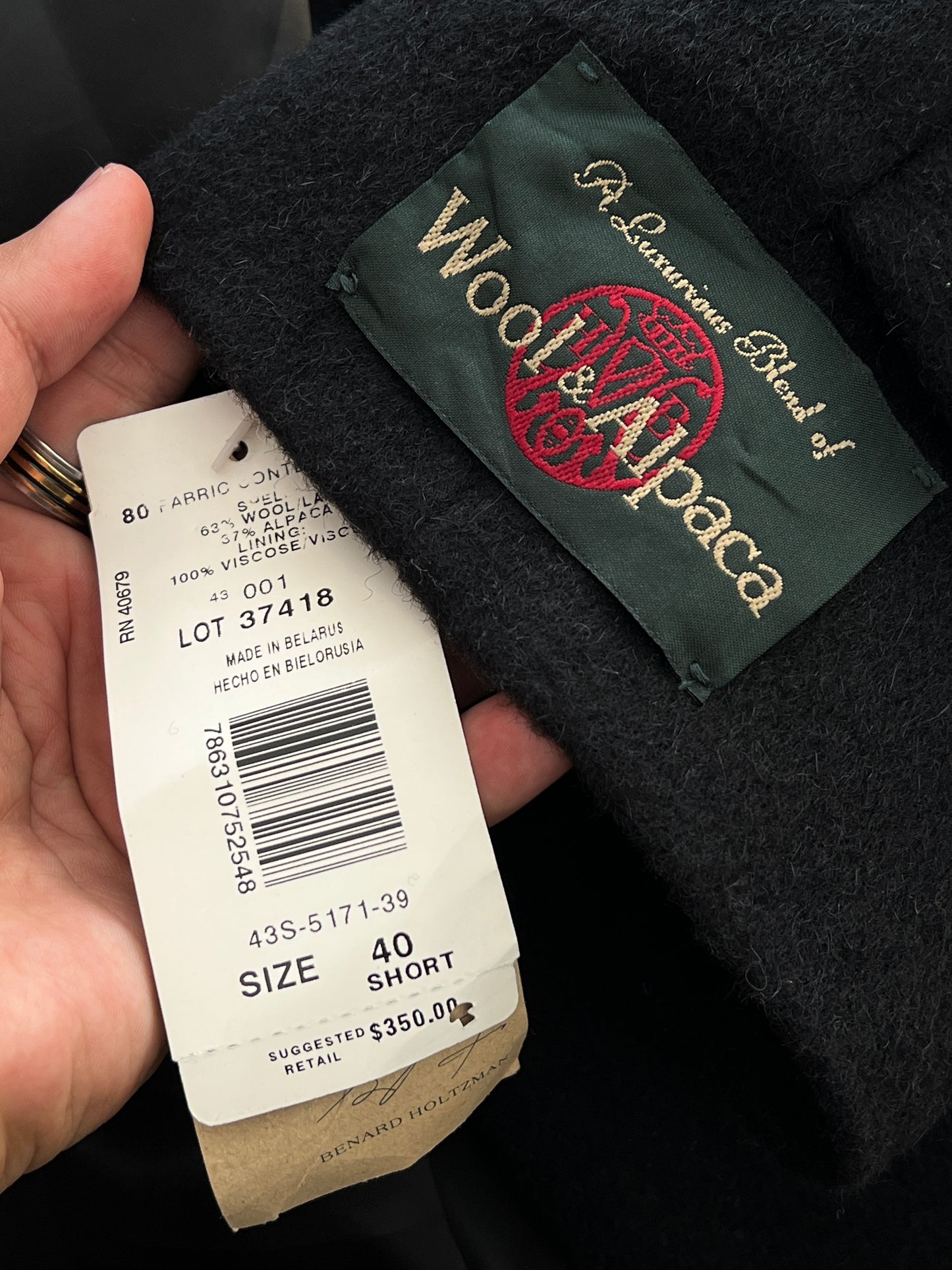 Gabardina Exclusiva de Lujo (L)