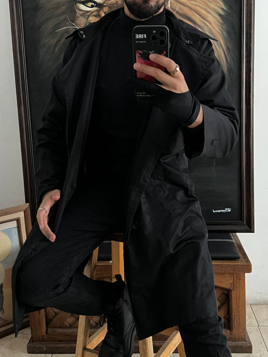 Gabardina con capucha desmontable (M)