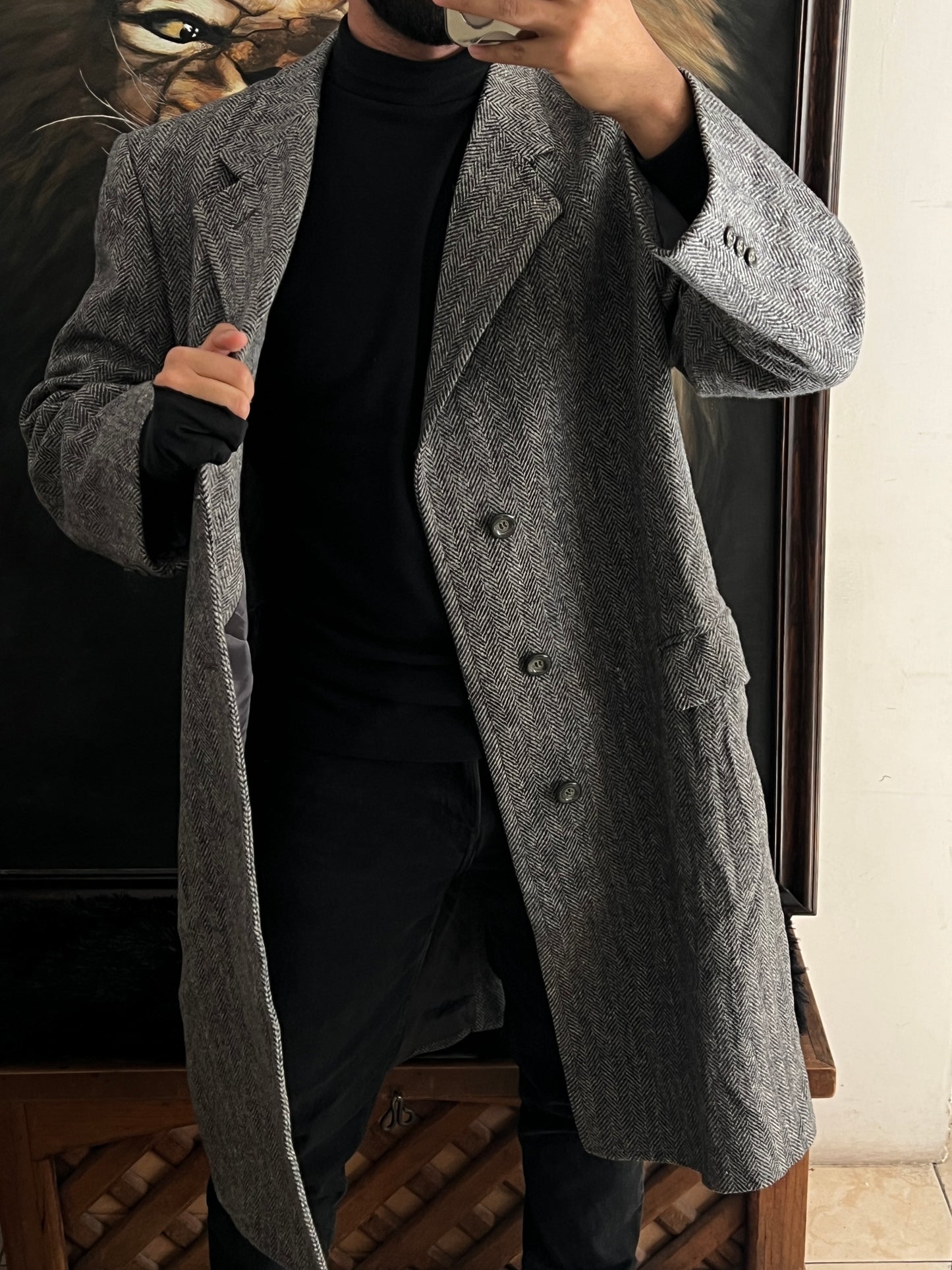 Wool Coat 100% (XL)
