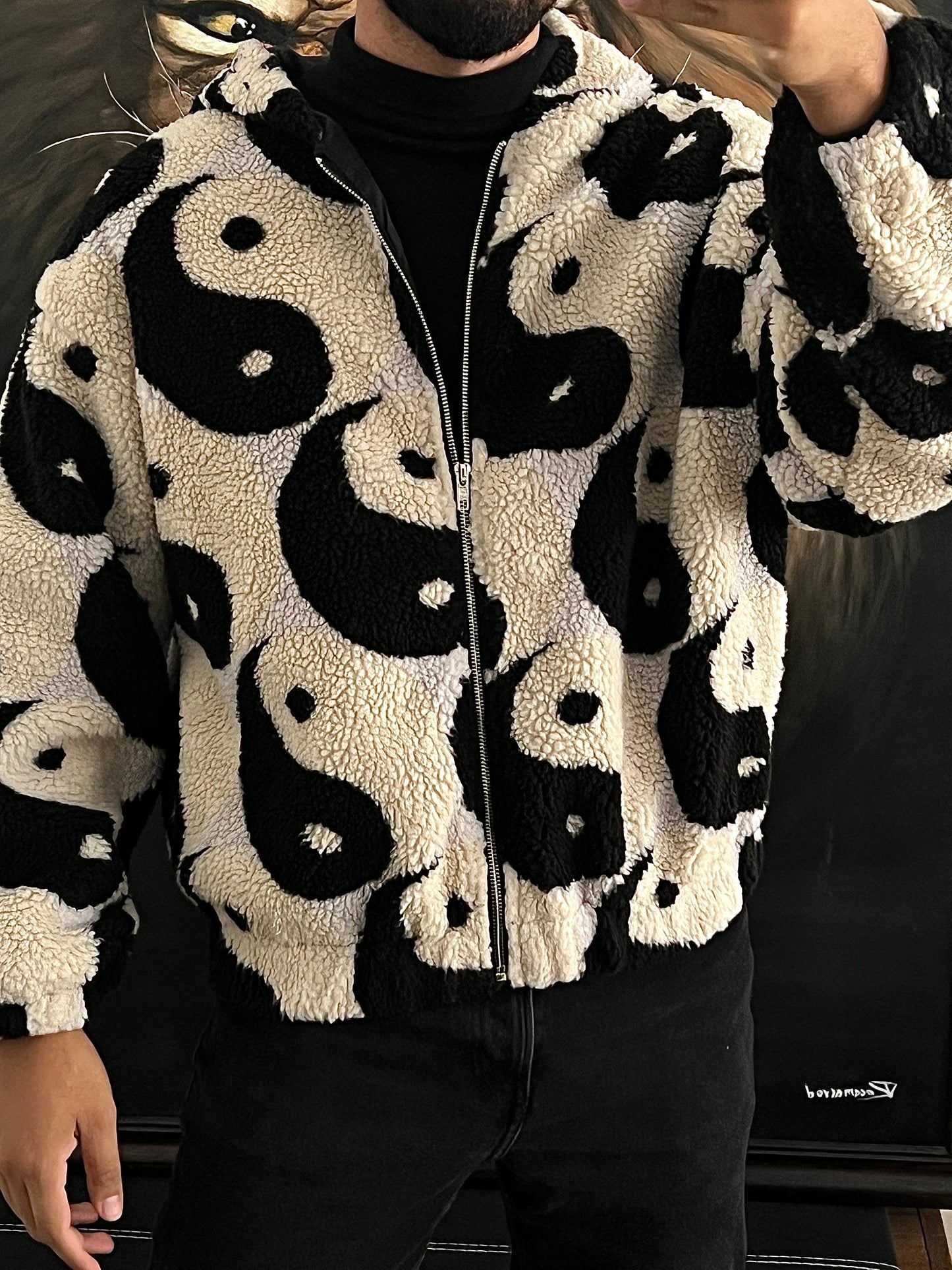 Sherpa jacket Yin y Yang