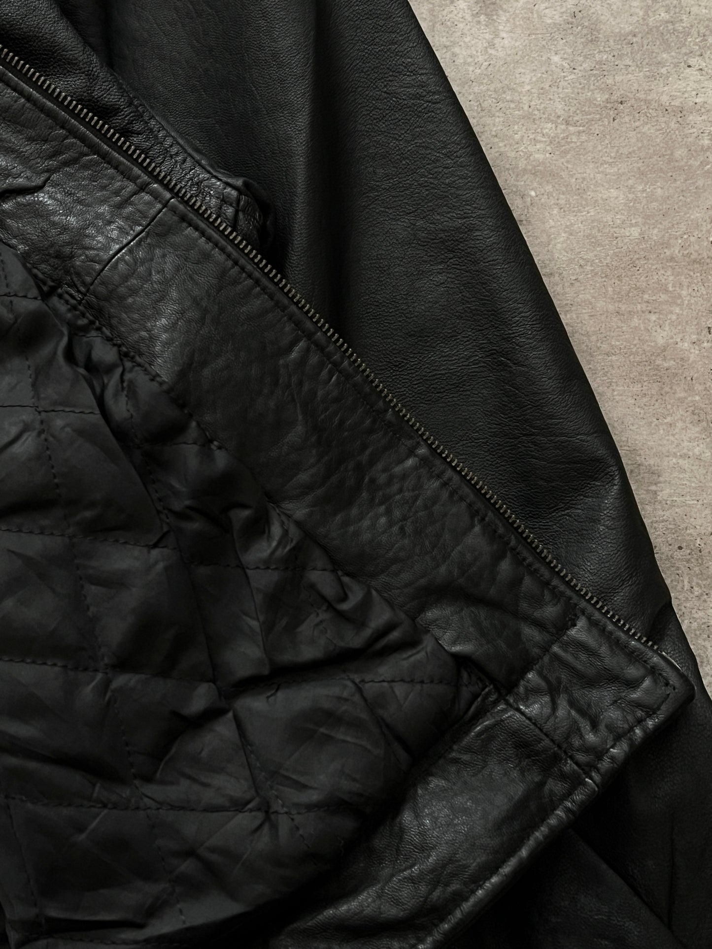 Bomber Leather Jacket (L)