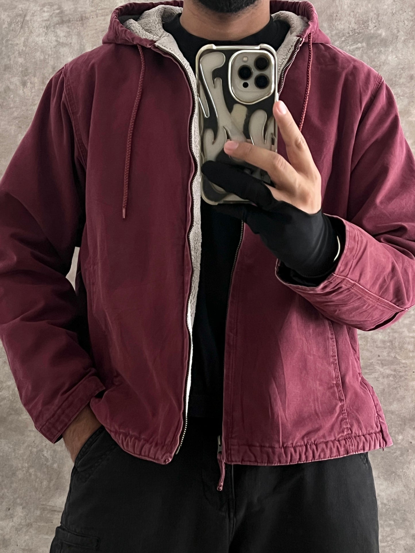 RED WORK JACKET (M)