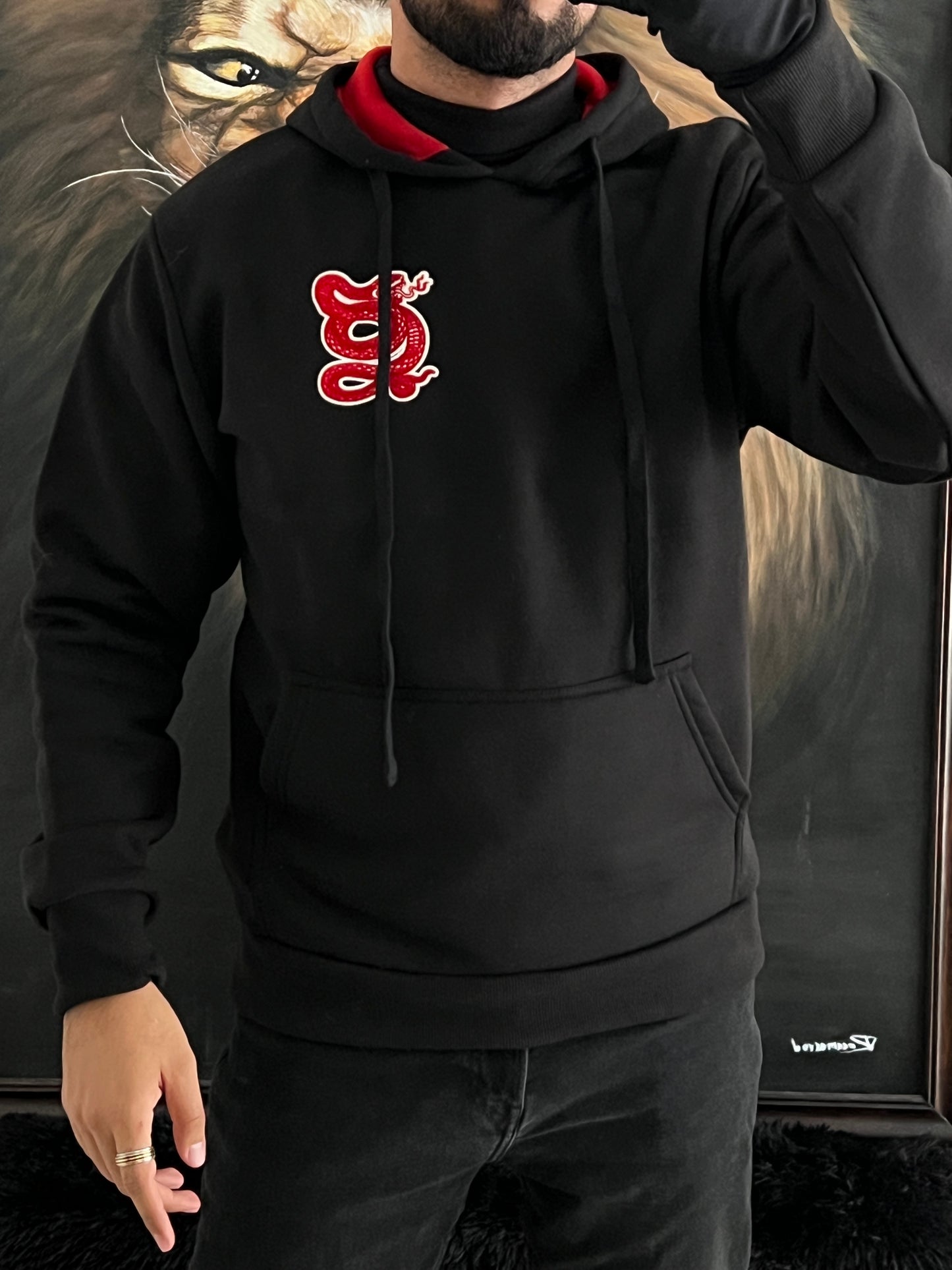 Rebel hoodie (M)