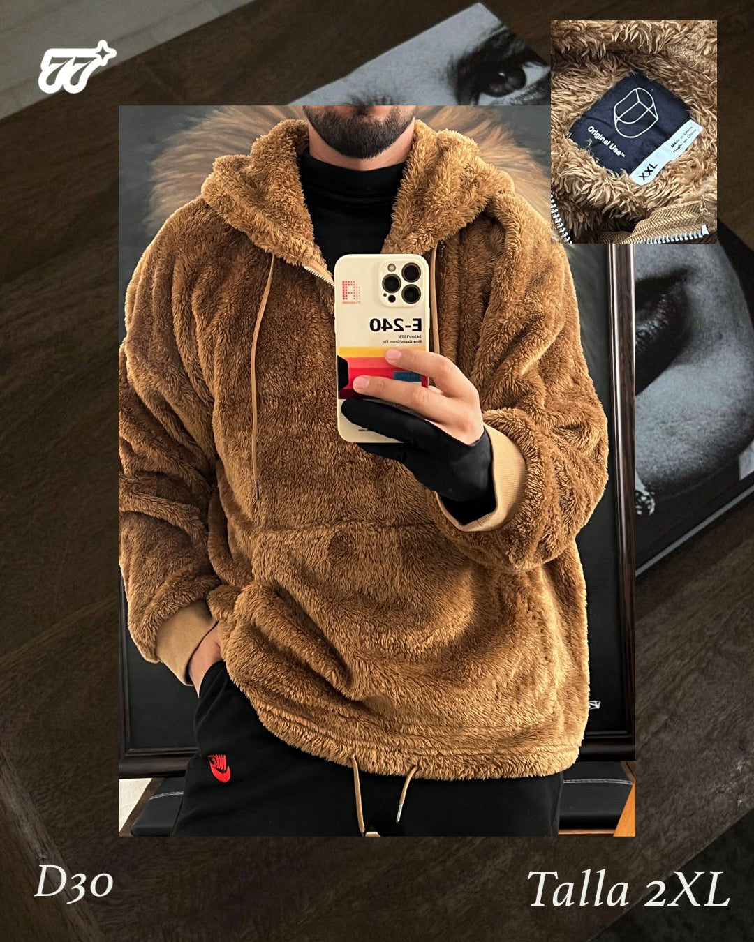Abrigo ligero talla 2XL