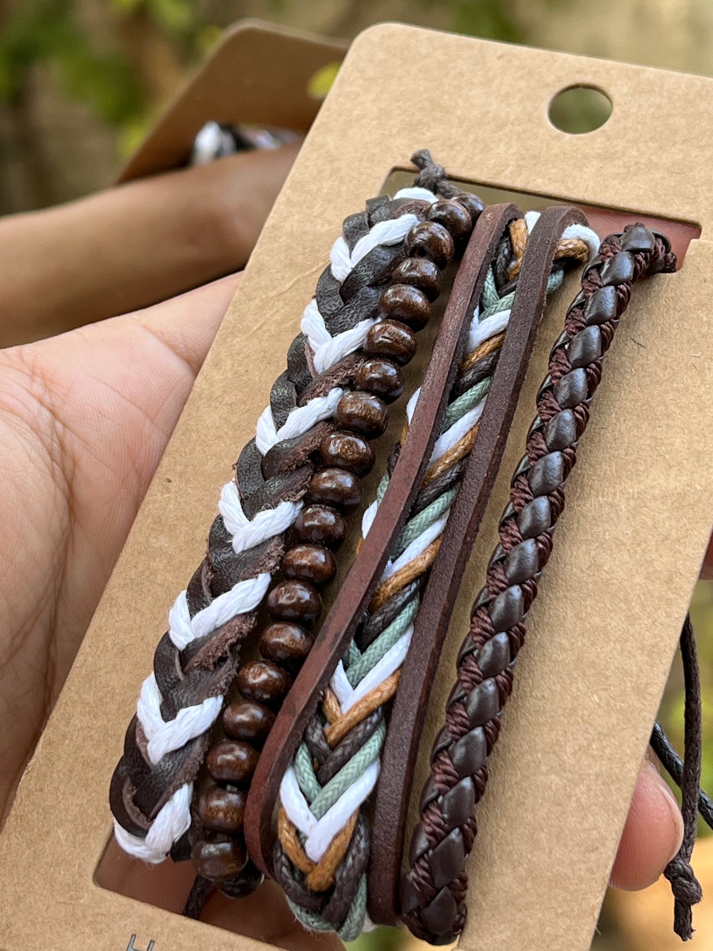 Set de 4 pulseras! Hand made
