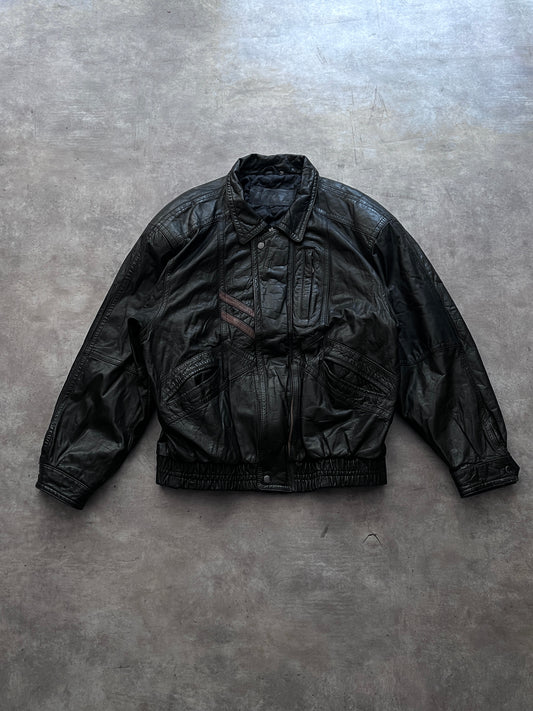 VINTAGE LEATHER JACKET (XL)