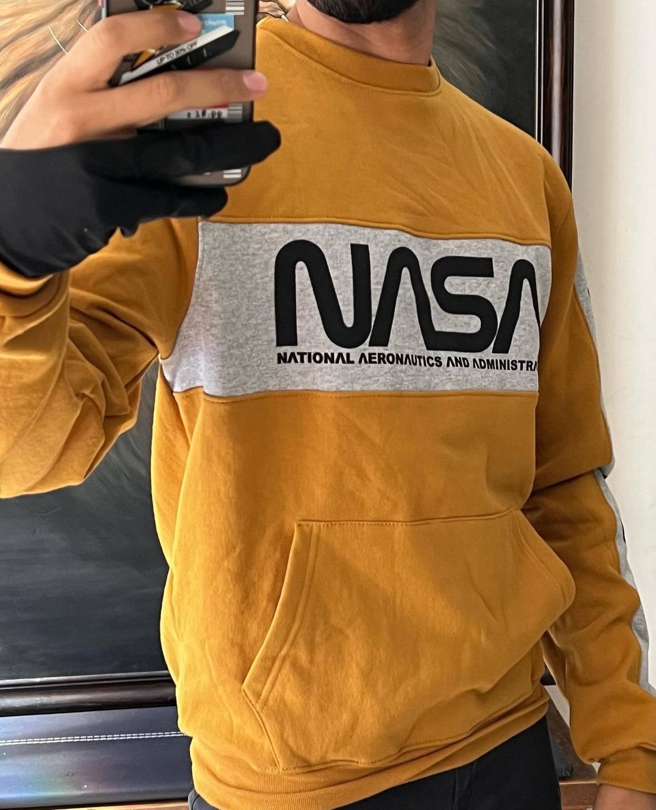 NASA hoddie talla L