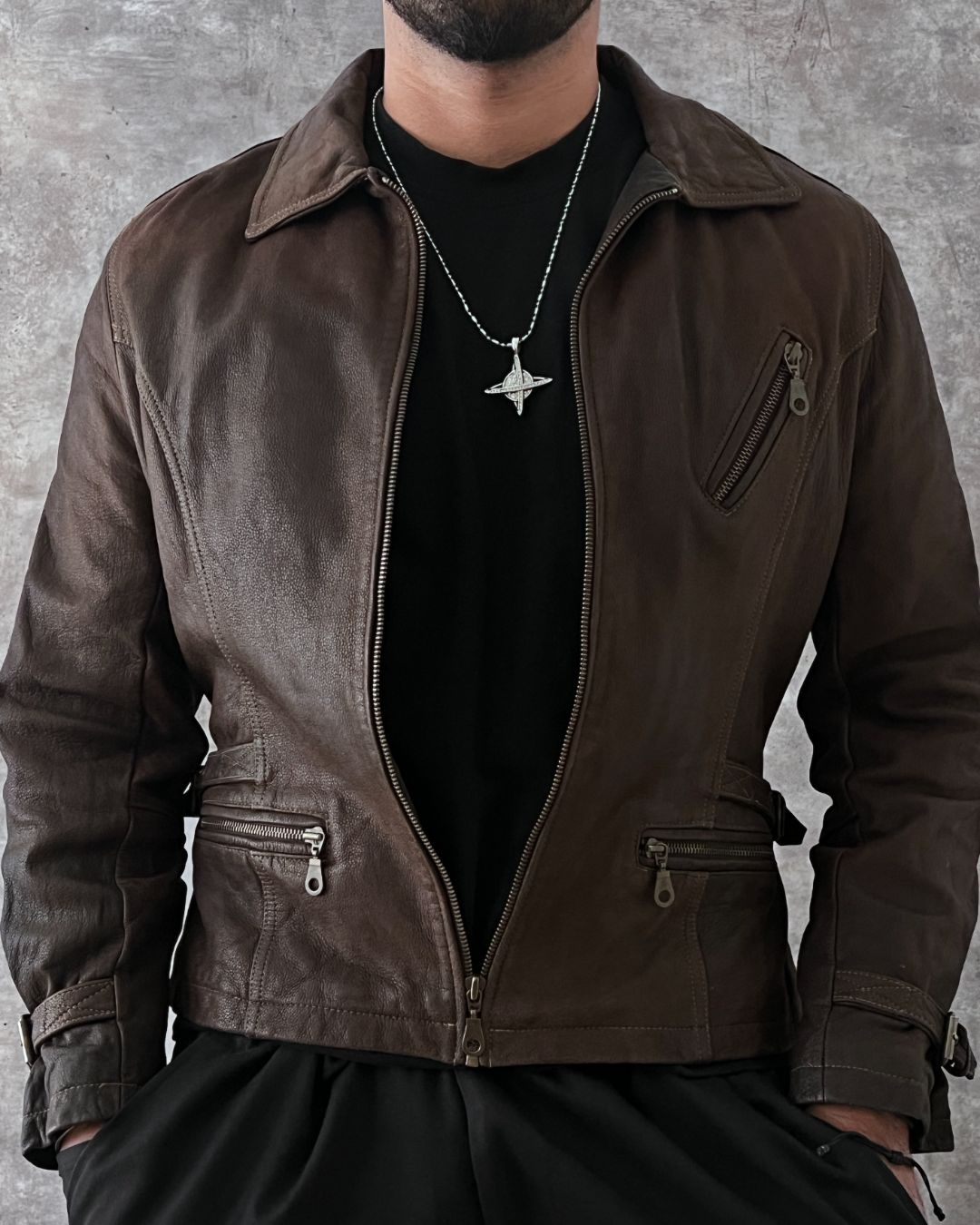 COWBOY LEATHER JACKET (S)