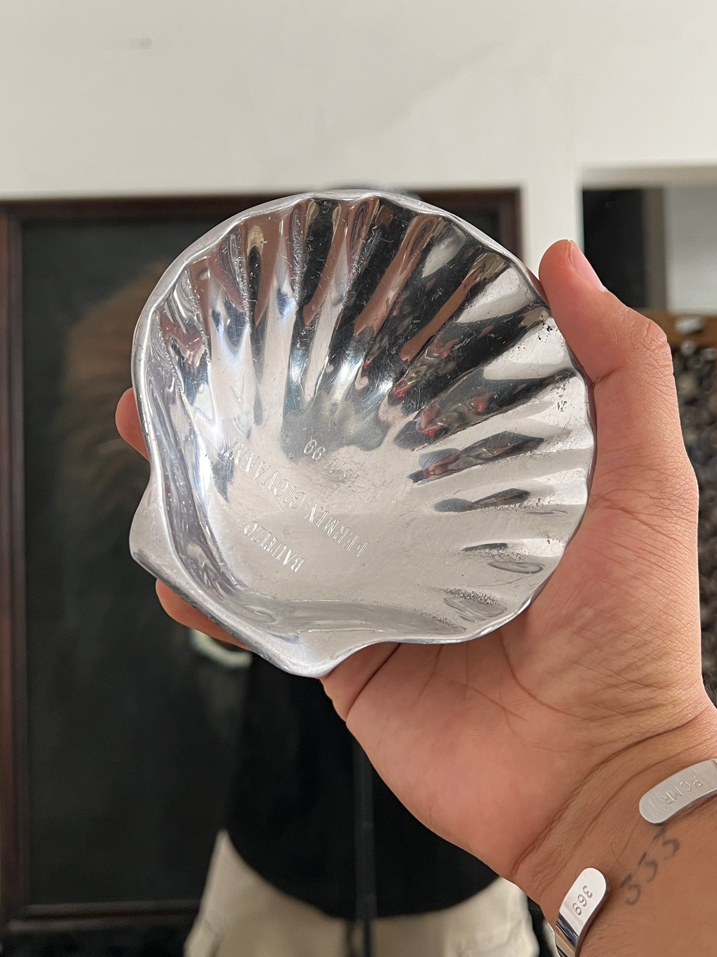 Concha Plateada Vintage