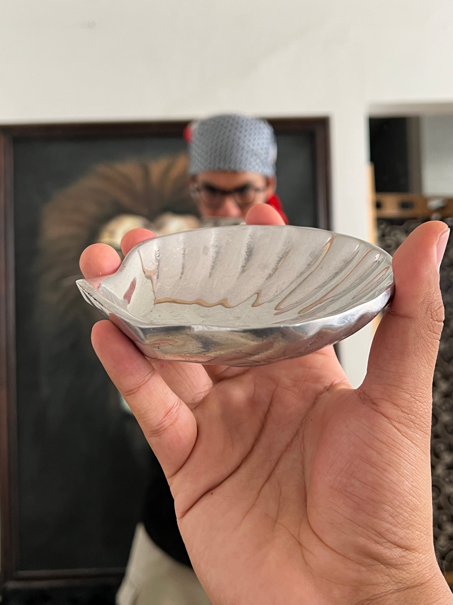 Concha Plateada Vintage