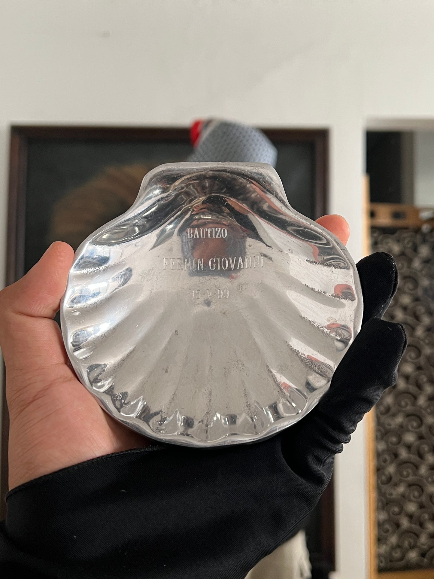 Concha Plateada Vintage