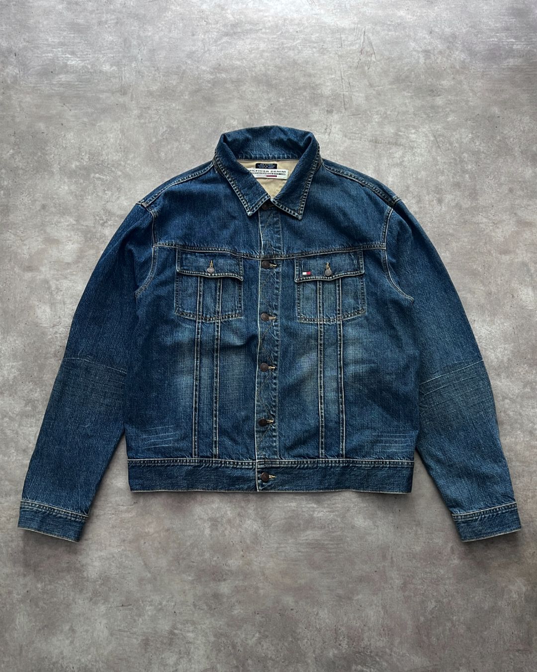 VINTAGE TOMMY H DENIM JACKET (L)
