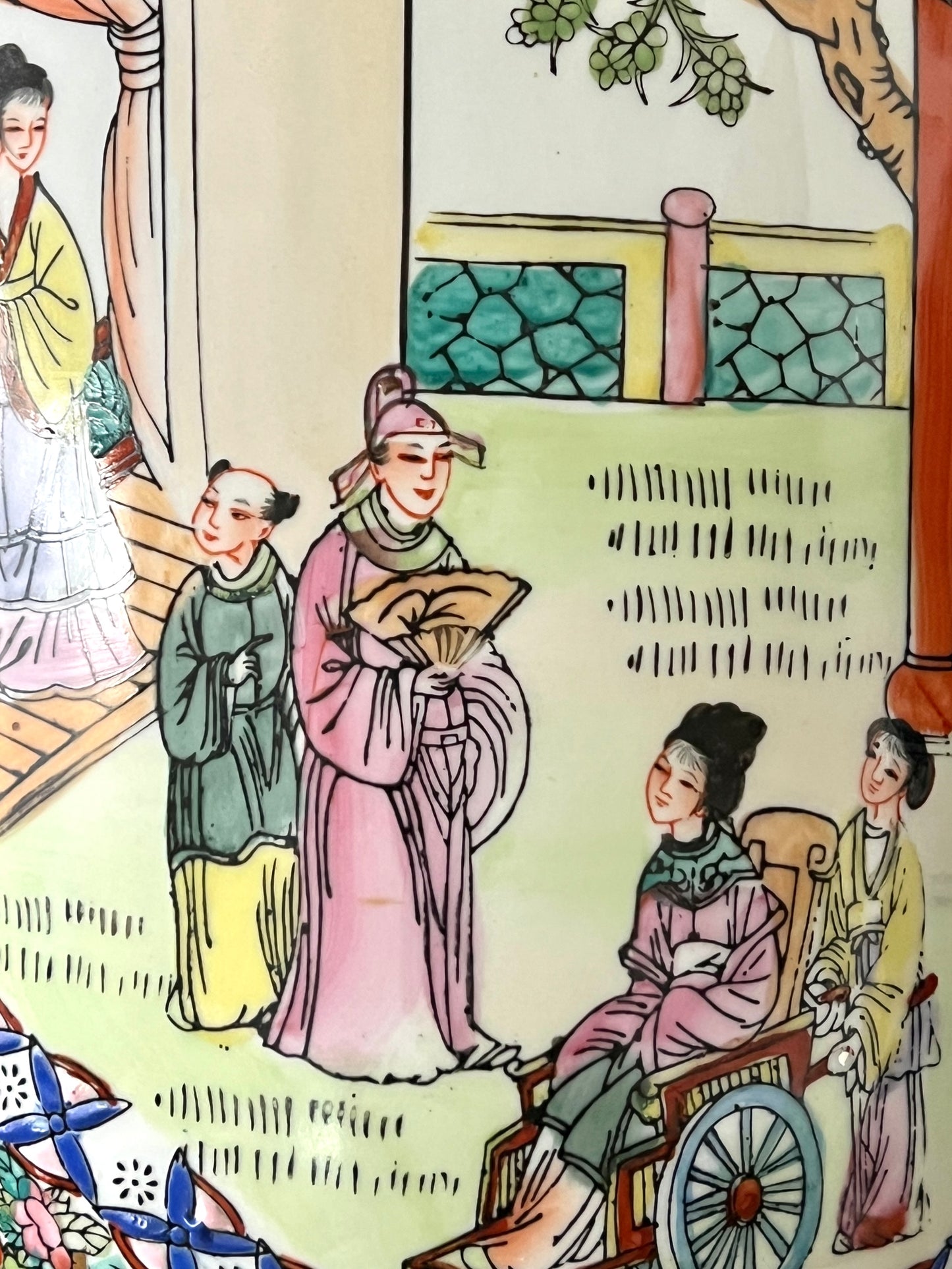 Jarrón De Porcelana Chino