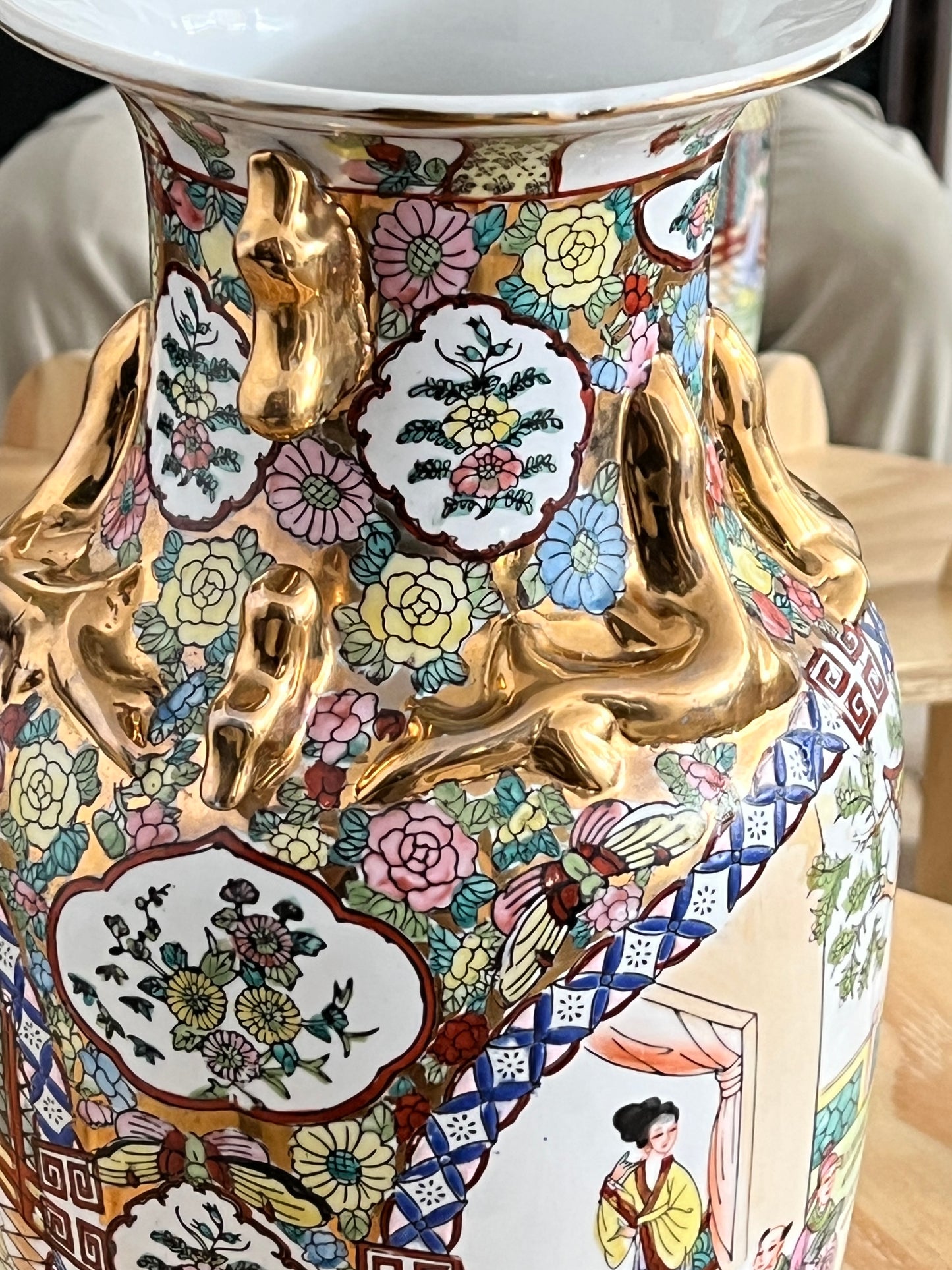 Jarrón De Porcelana Chino