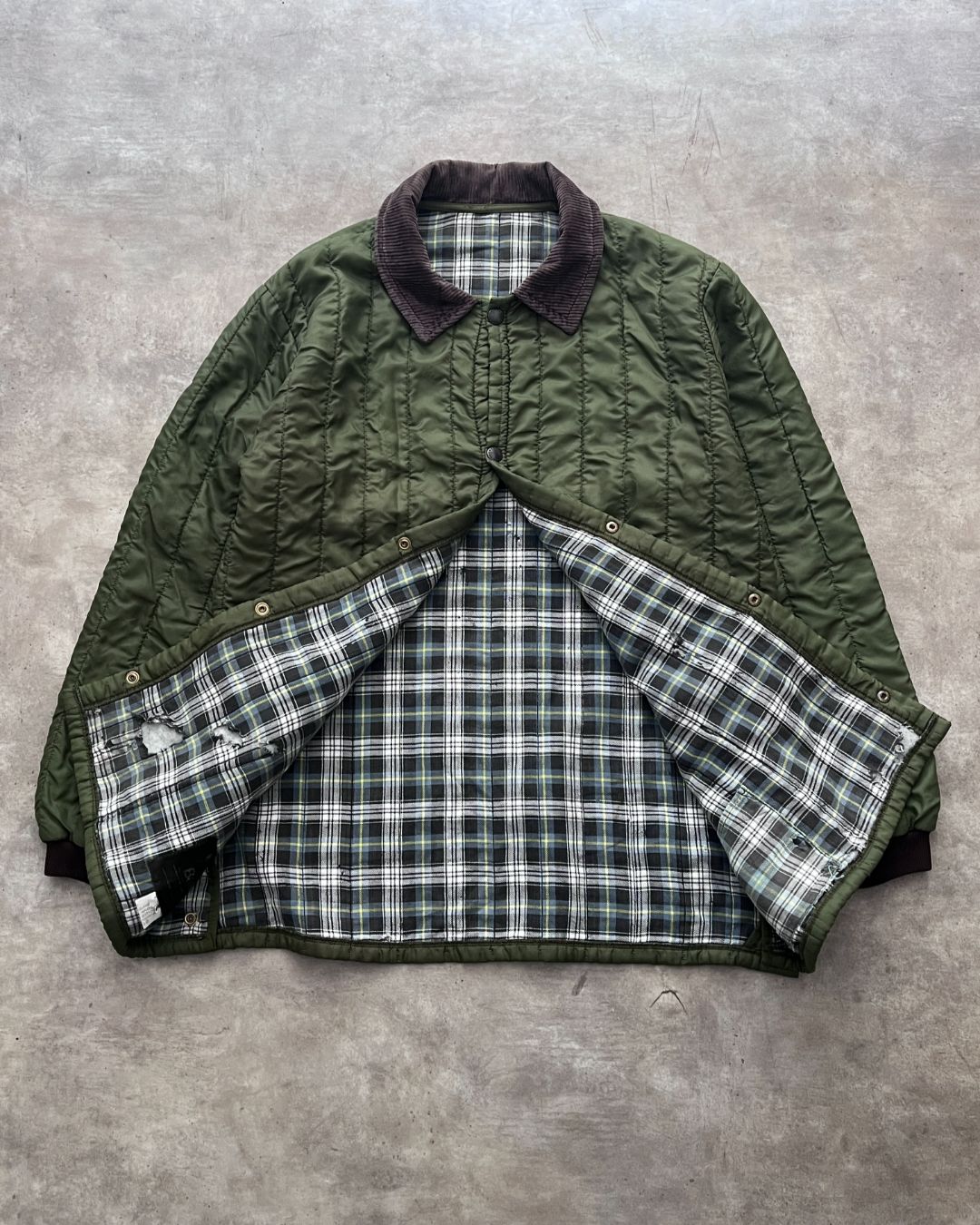 BARBOUR VINTAGE JACKET (XL)