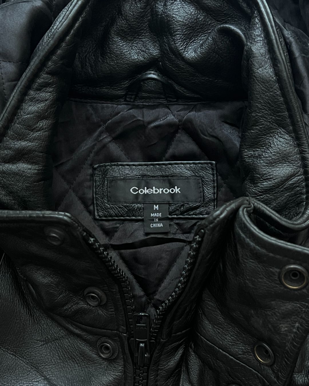 LEATHER HUNTER JACKET (M)