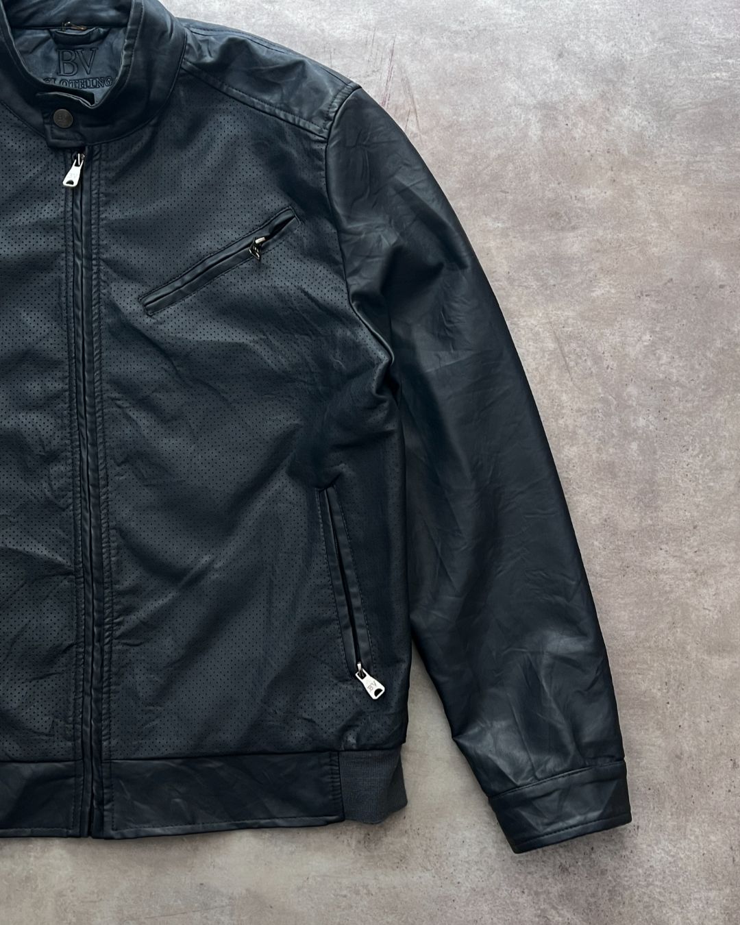 FAUX ITALIAN LEATHER JACKET (L)