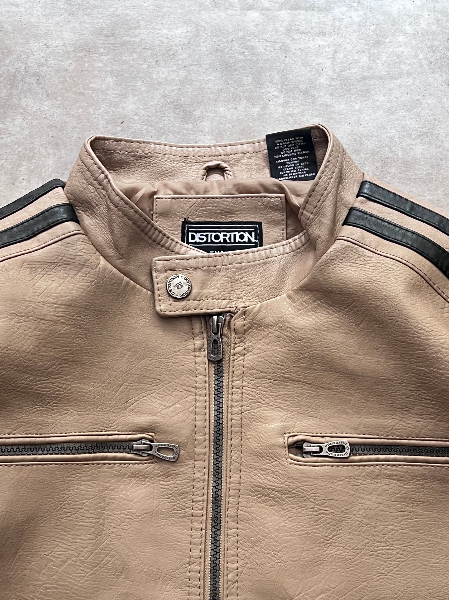 FAUX LEATHER JACKET (S)