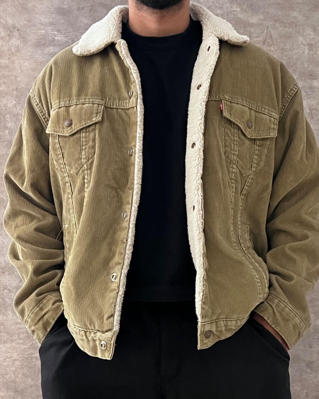 SHERPA TRUCKER JACKET LEVIS (L)