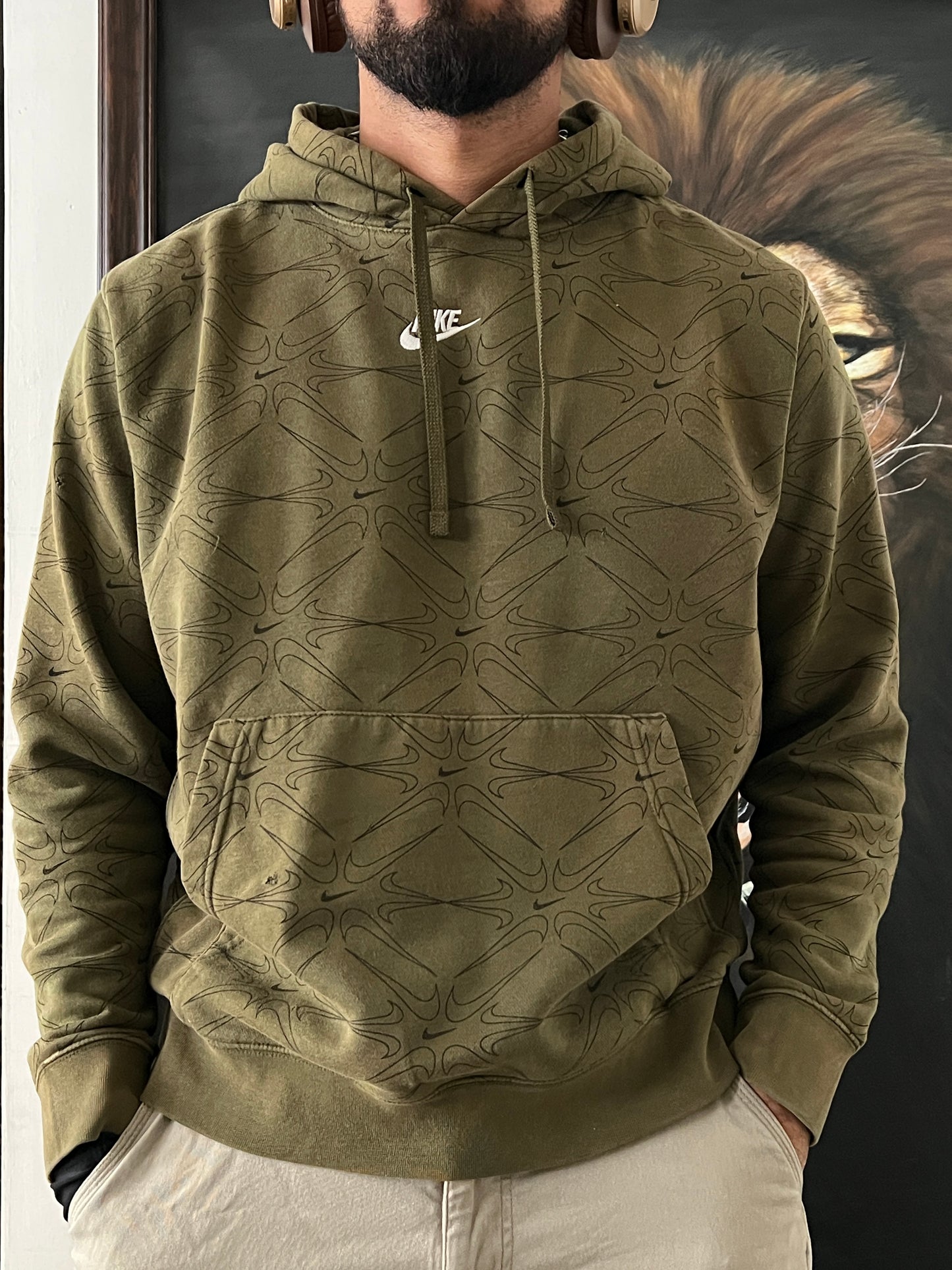 Retro Nike hoodie (L)