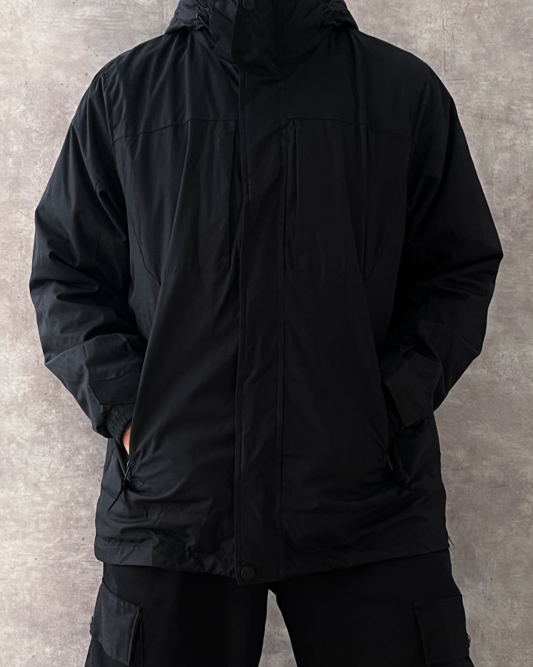 BLCK JACKET WATERPROOF (L)