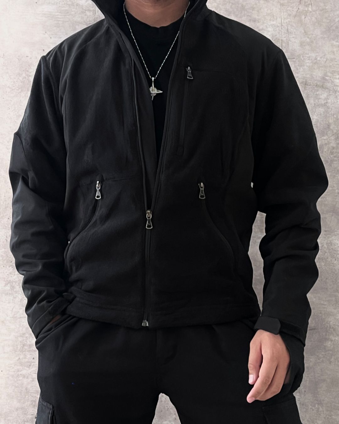 RUSSIAN BLACK JACKET (M)