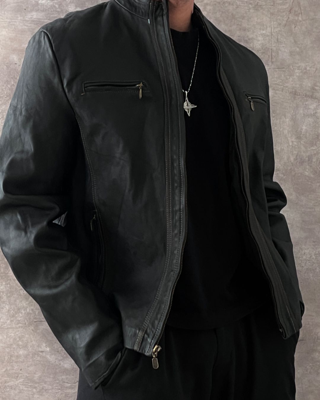 LEATHER JACKT MEX (M)