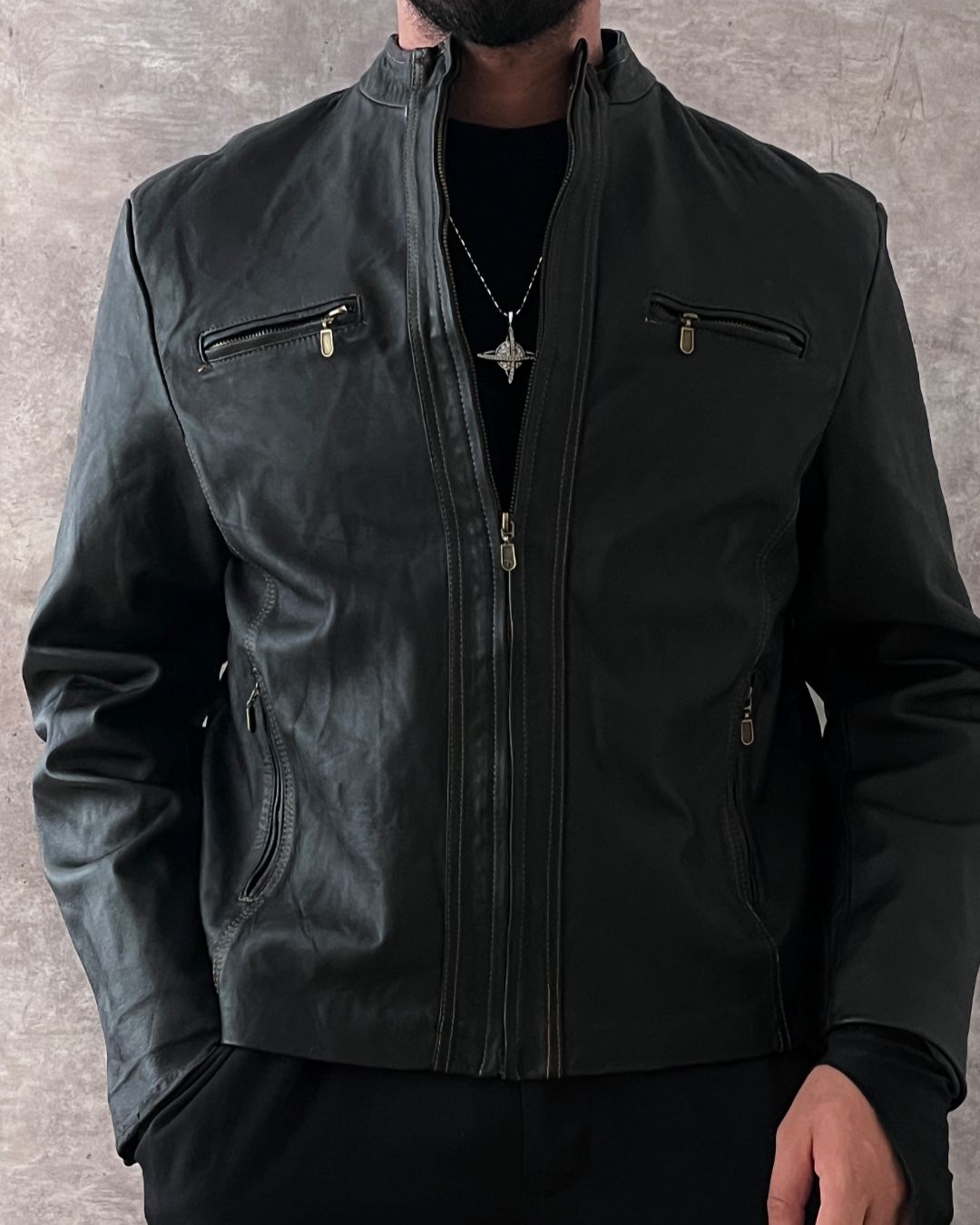 LEATHER JACKT MEX (M)