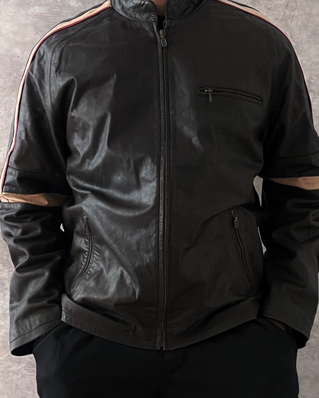 RACER LEATHER JACKT (L)