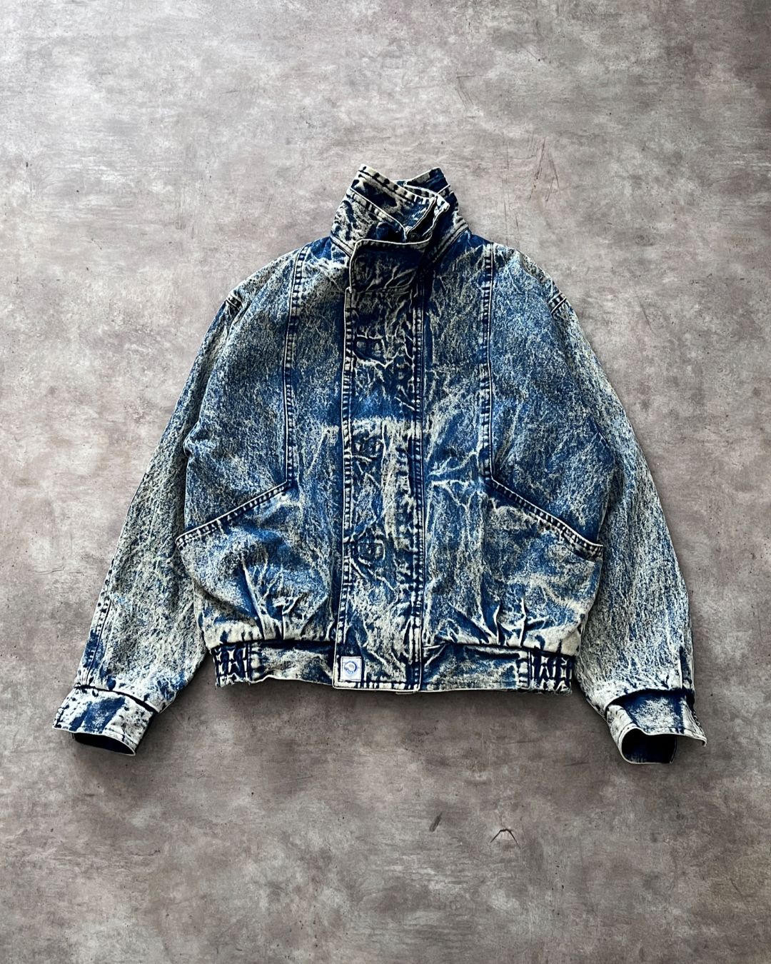 DISTRESSED DENIM JACKT (L)