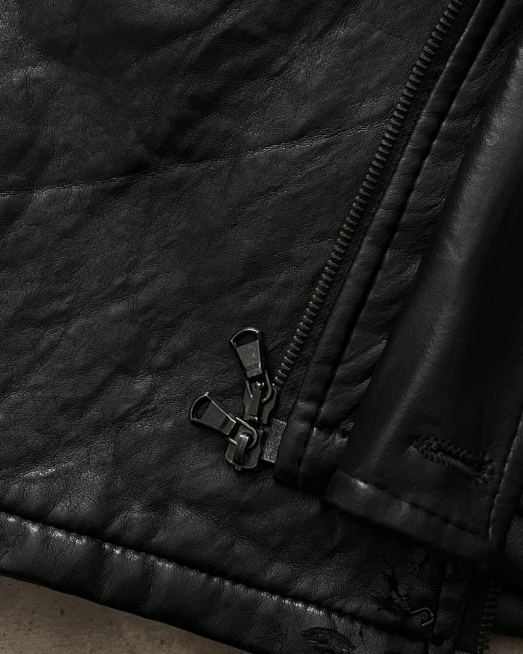 ITALIAN LEATHER JACKT(L)