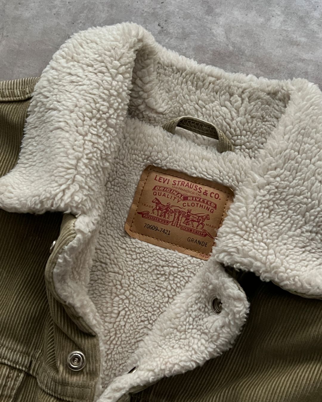 SHERPA TRUCKER JACKET LEVIS (L)