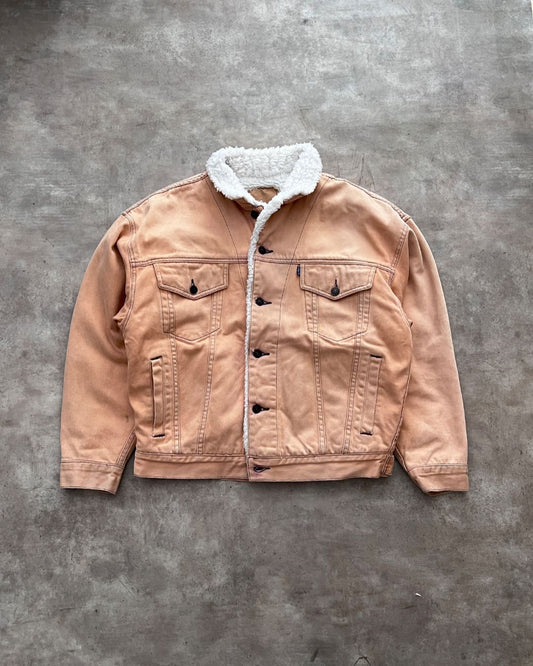 VINTAGE SHERPA DENIM JACKT LEVI'S (M)