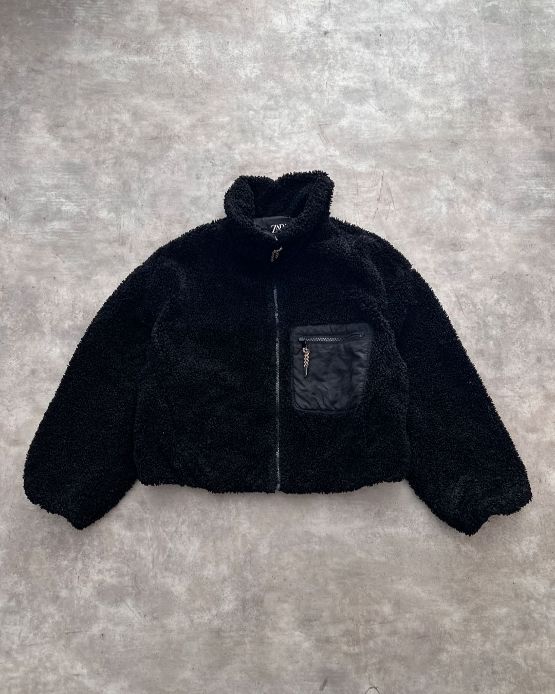 BLCK SHERPA JACKET ZARA (S)