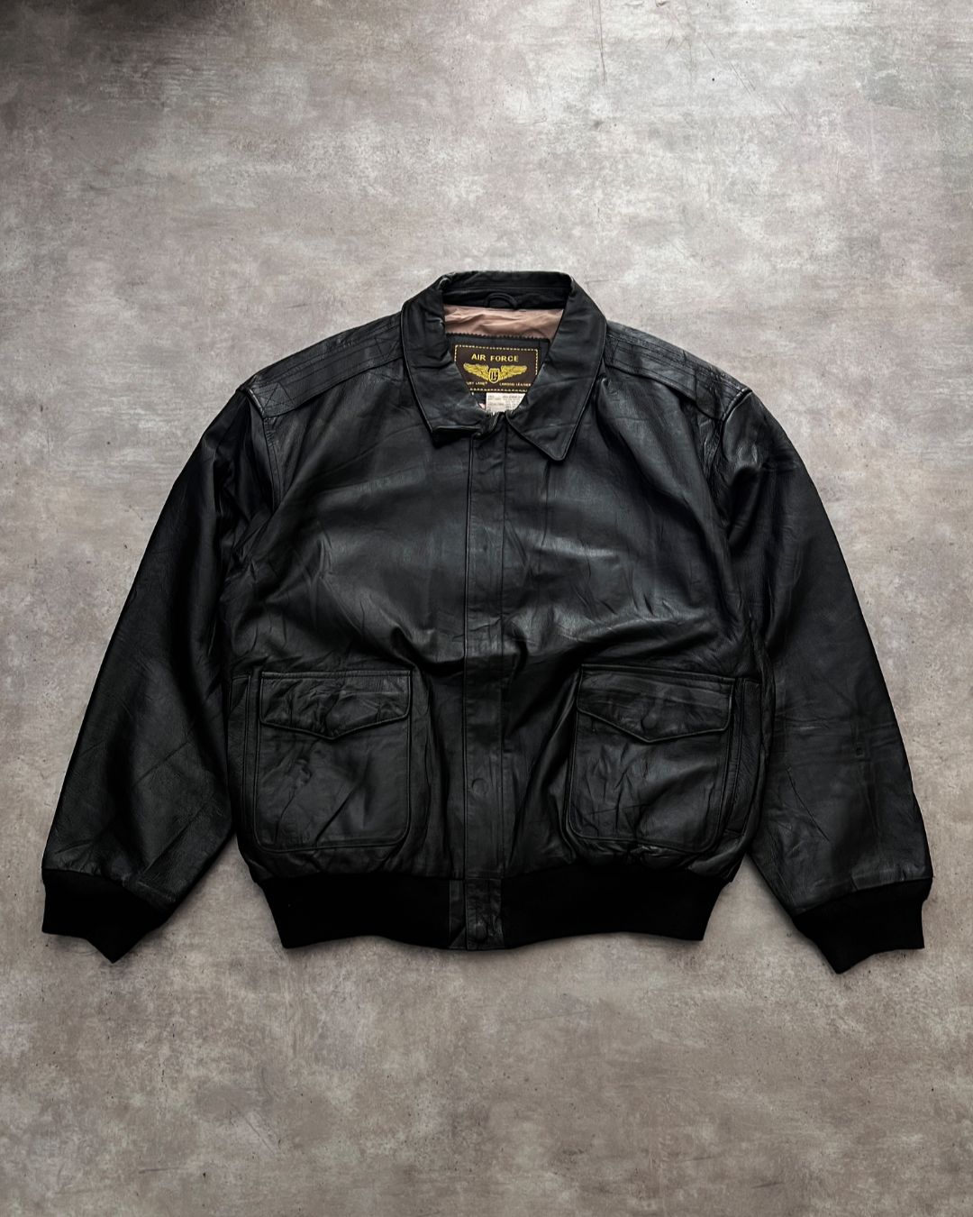 AIR FORCE LEATHER JACKT (2XL)