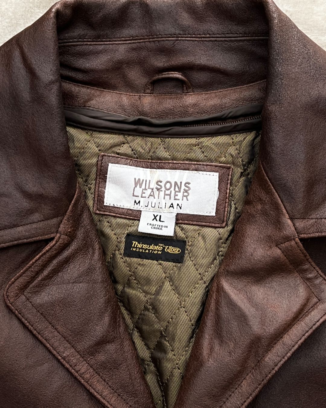 WORK LEATHER JACKT (XL)