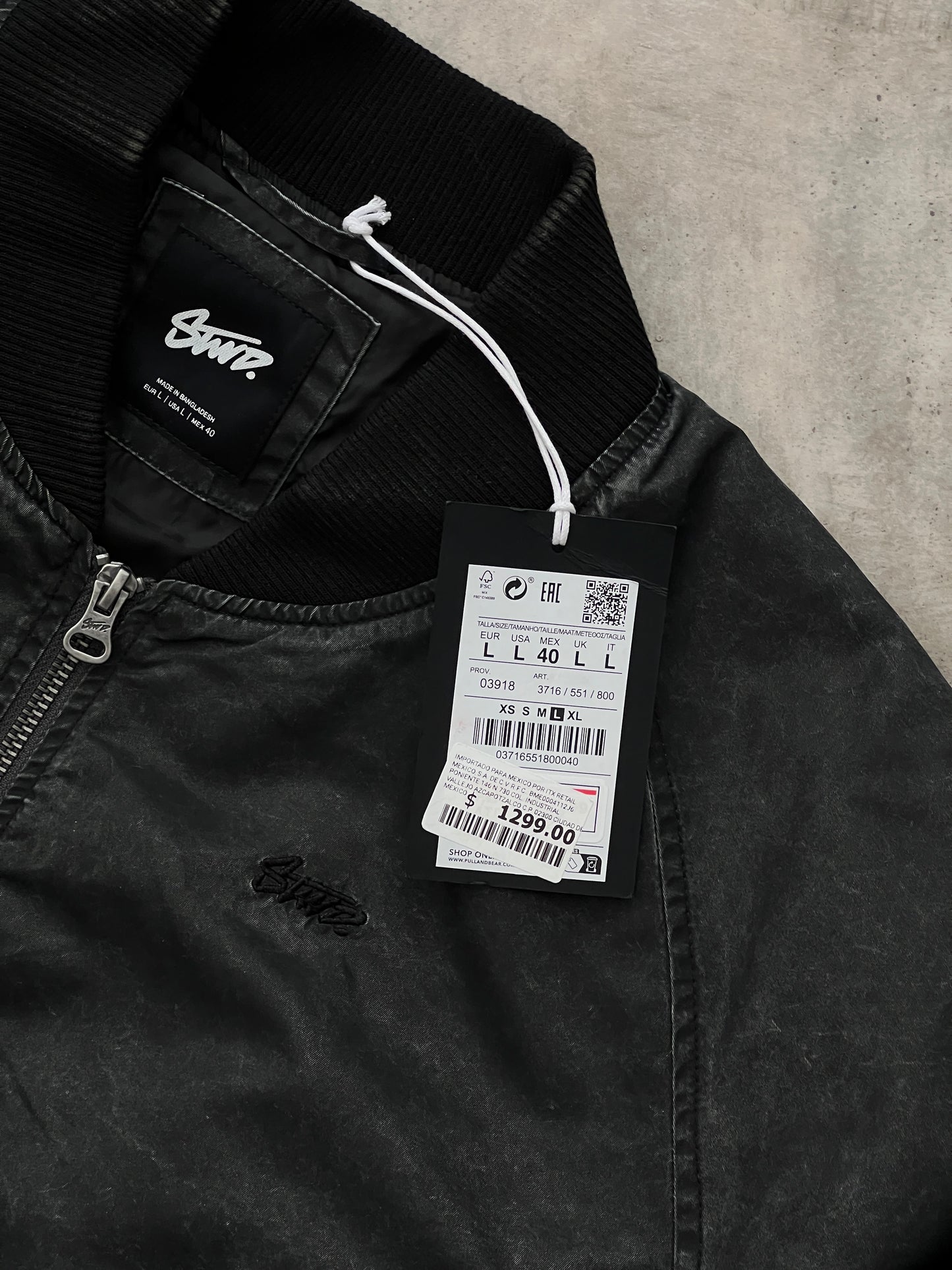 Grunge jacket cropped fit (L)