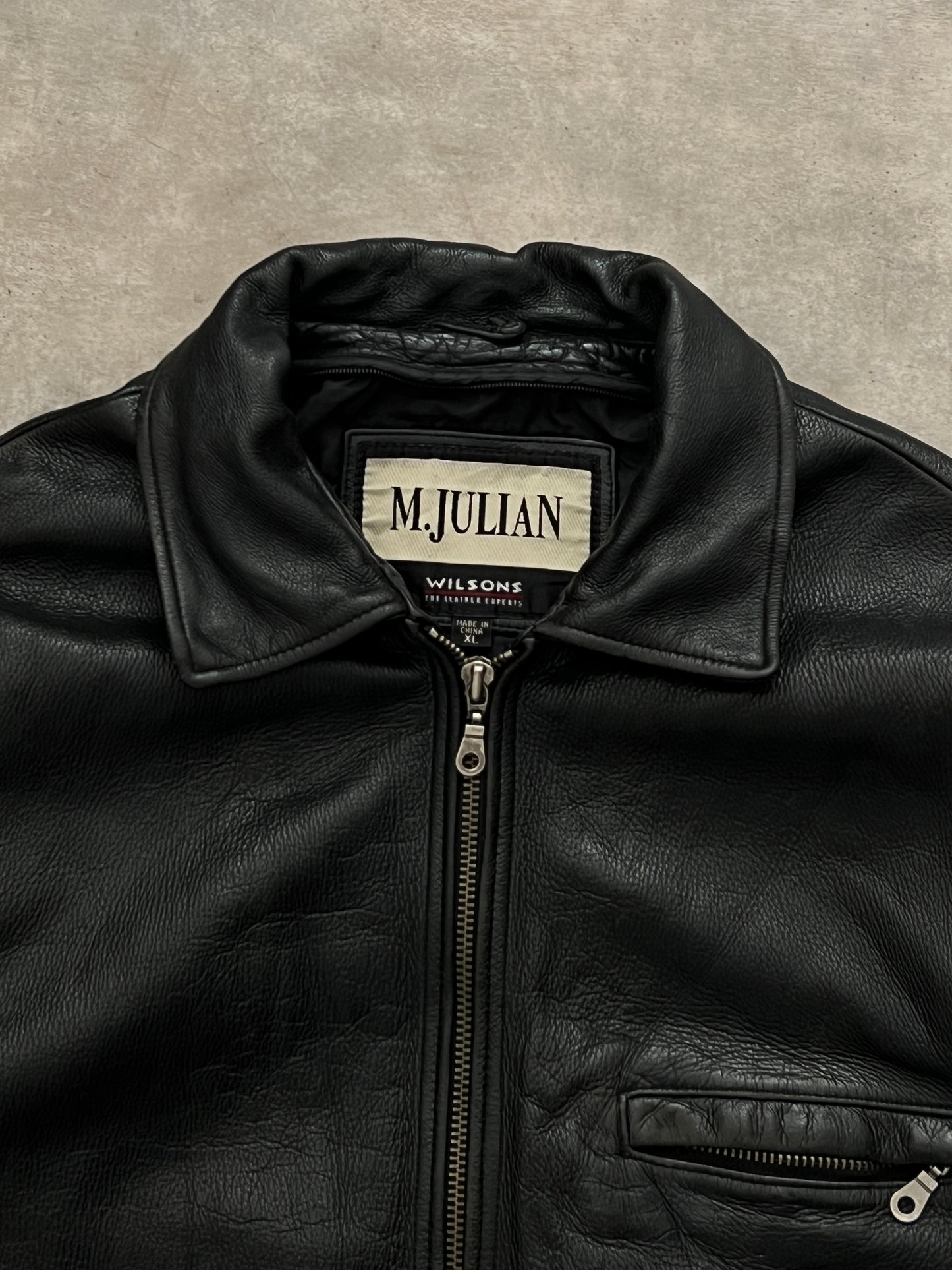 Heavy Bomber Leather Jacket (XL)