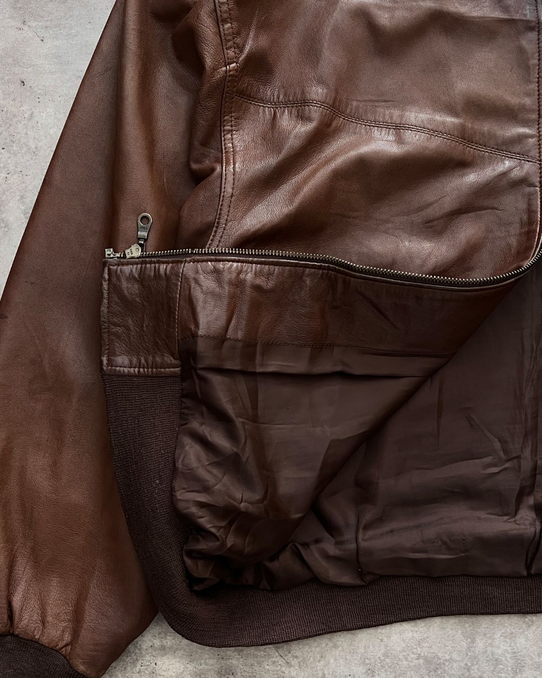 LEATHER JACKT TANNERY WEST (XL)