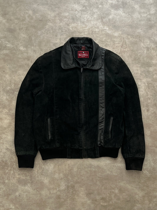 Barcelona Bomber Leather Jacket (S)