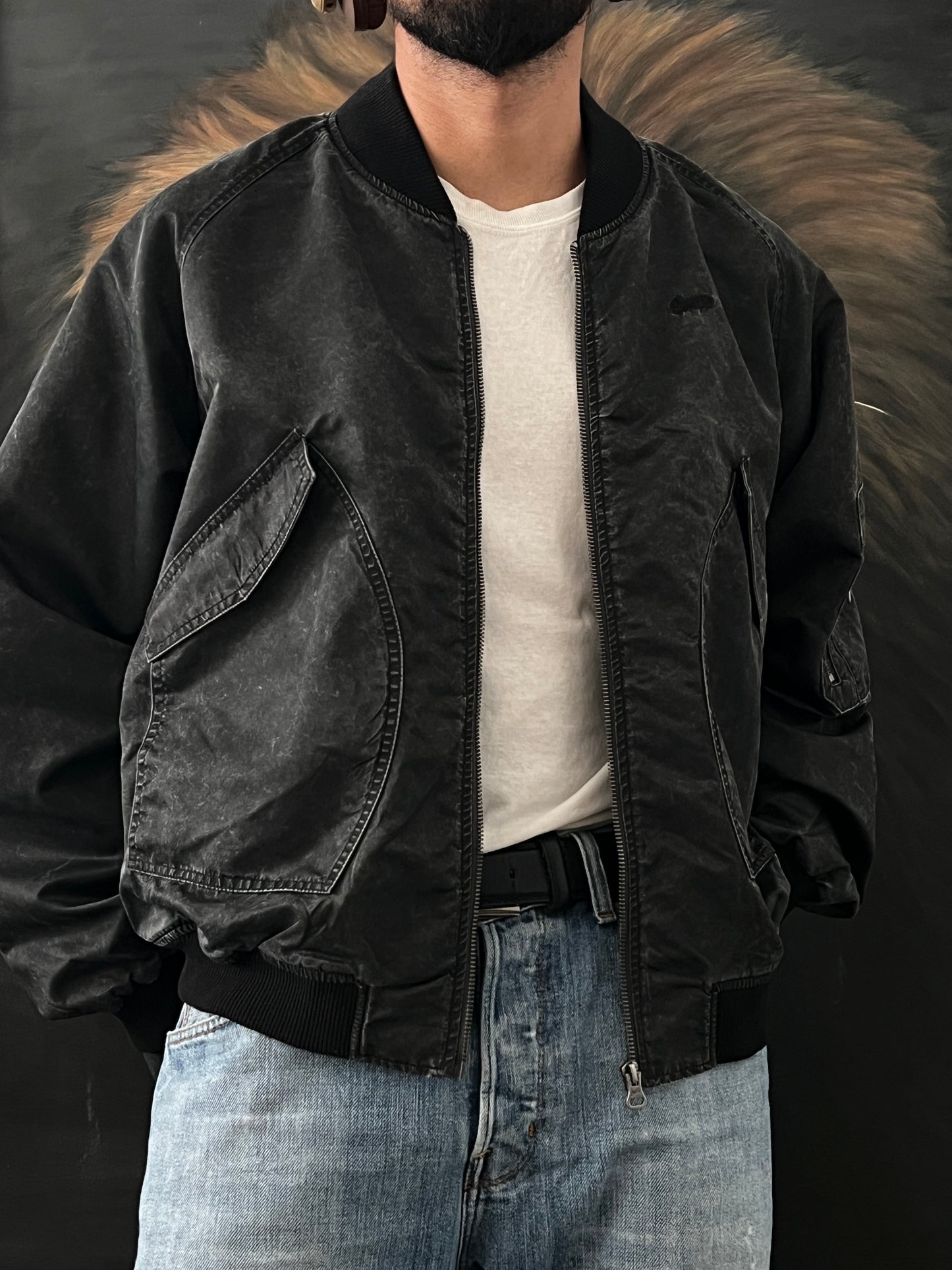 Grunge jacket cropped fit (L)