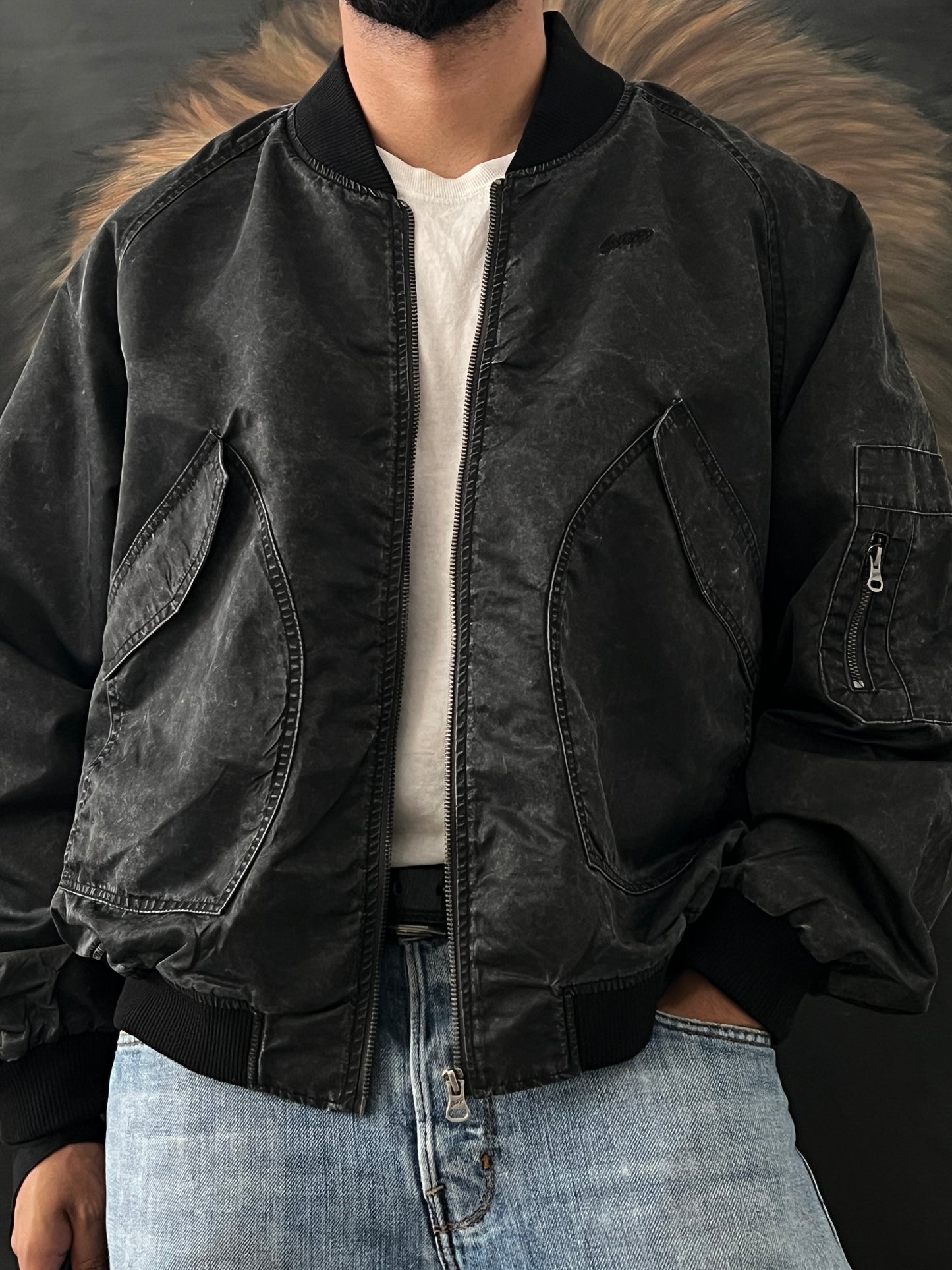 Grunge jacket cropped fit (L)