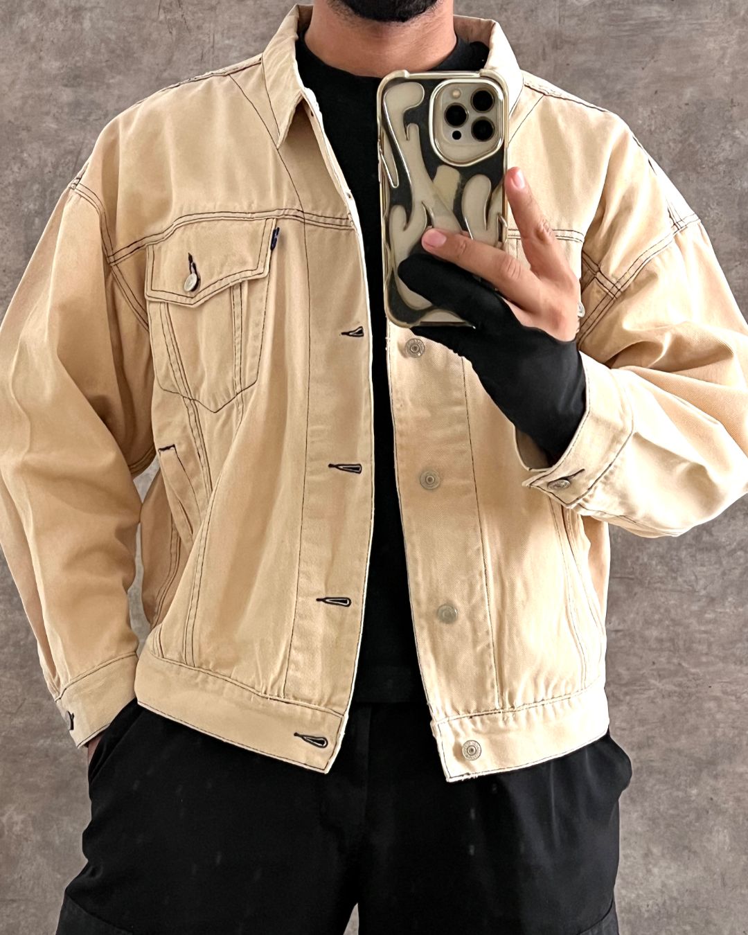 RARE TRUCKER JACKET (L)