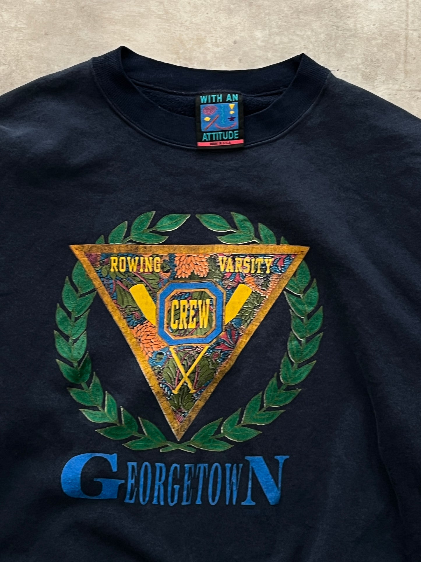 Retro Hoodie Blue (L)