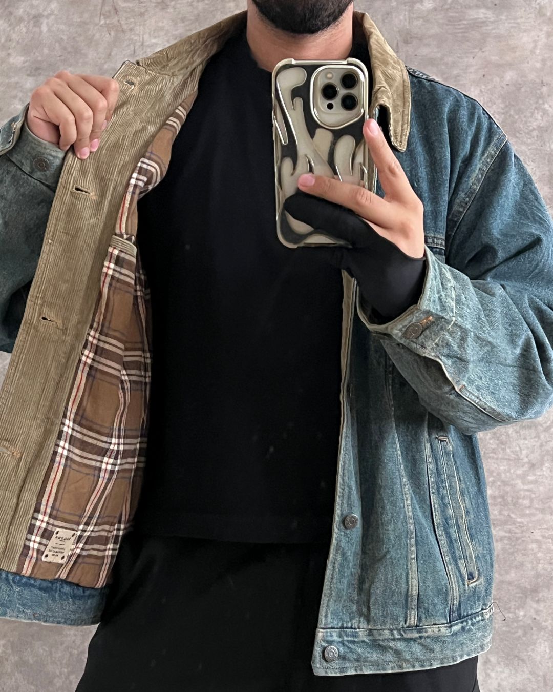 RETRO DENIM JACKET (XL)