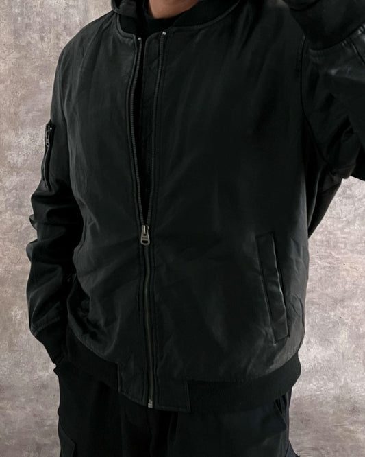 LEVI'S HOODED FAUX-LEATHER JACKT (XL)