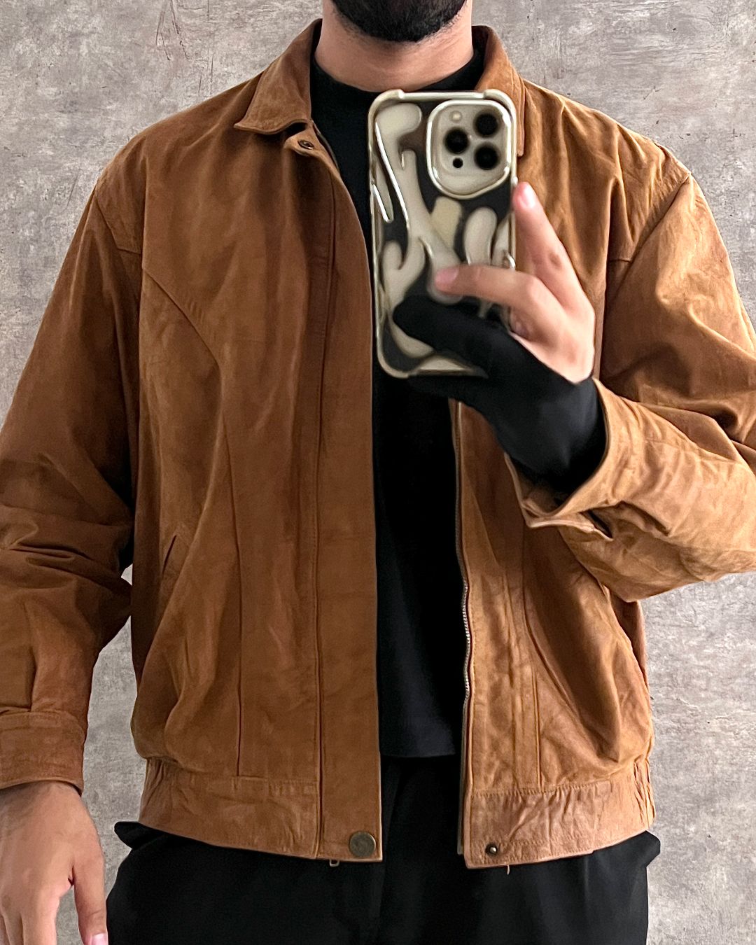 ITALIAN BOMBER JACKET (L)