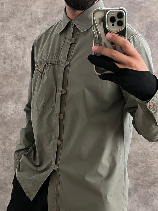 Camisa workwear military-inspired (M)