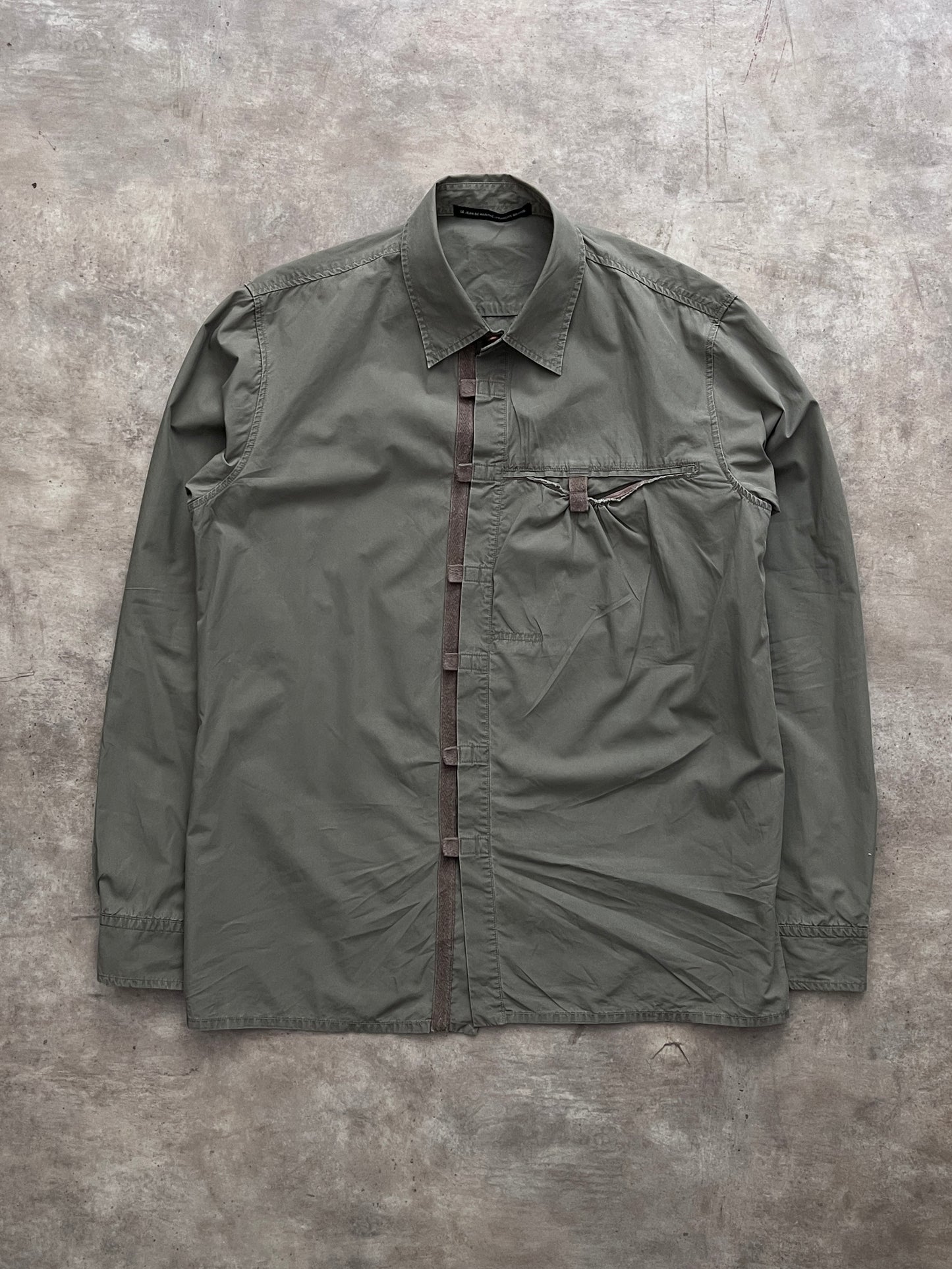 Camisa workwear military-inspired (M)