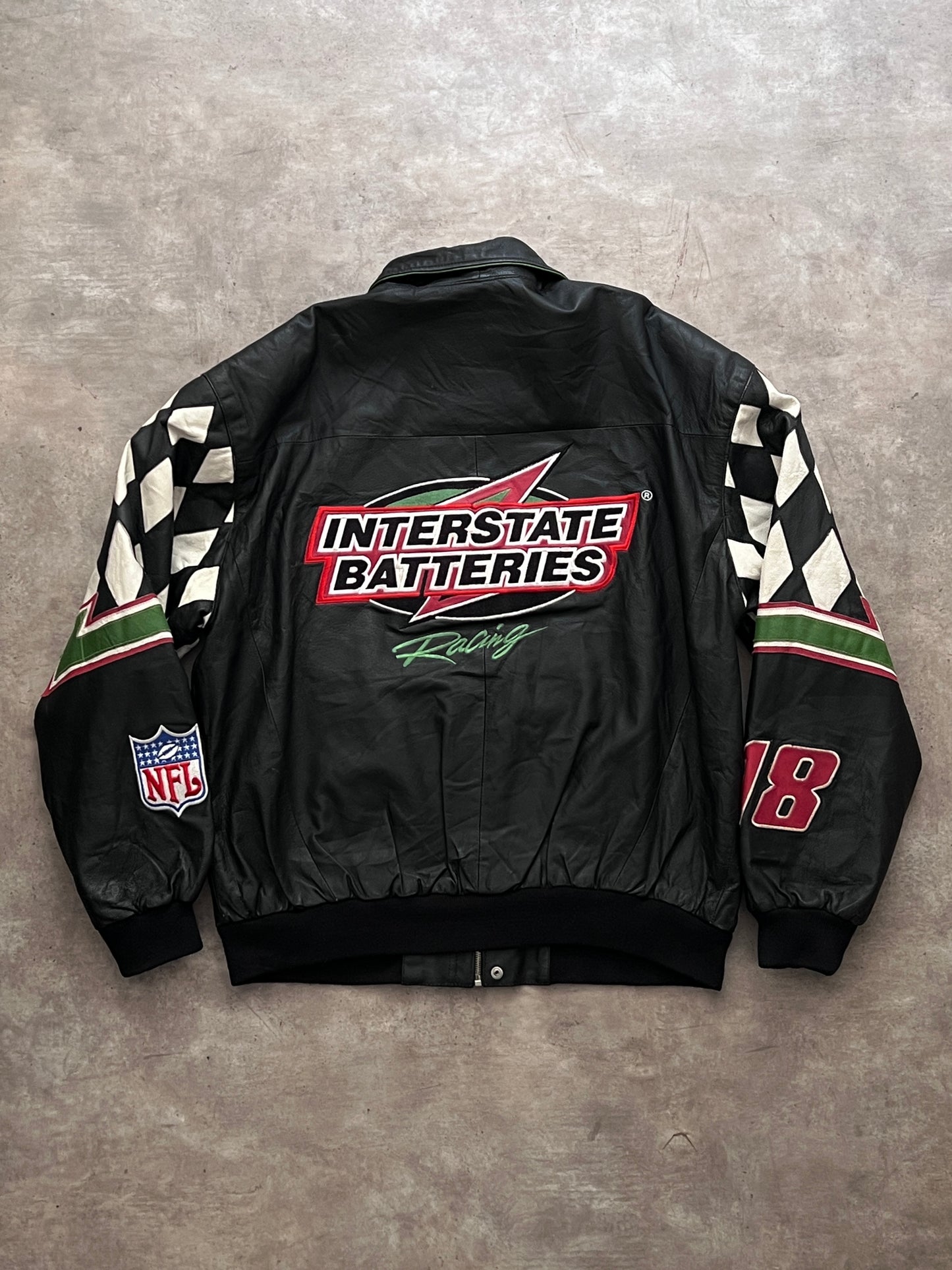 NASCAR Vintage Leather Jacket (XL)